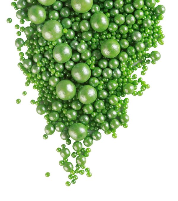Посыпка Рисовые шарики в глазури Микс (зелены), 40 гр
