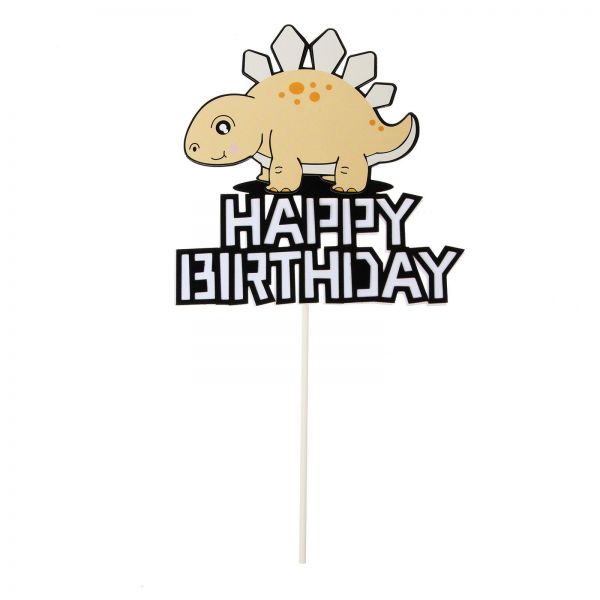 Топпер «С Днём Рождения» стегозавр