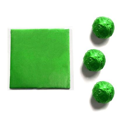 Фольга для конфет 10*10см 100шт., зелёный