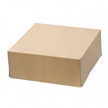 Коробка для торта Крафт 25*25*10 см, 1 шт