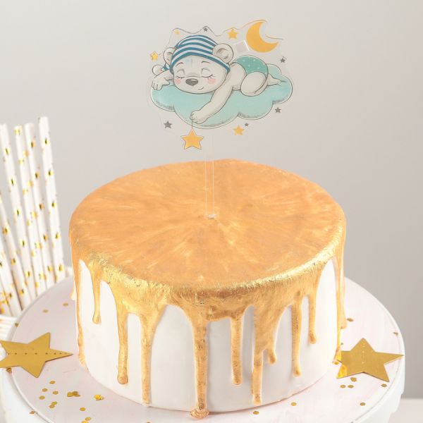 Топпер на торт «Сонный мишутка», 13х8 см