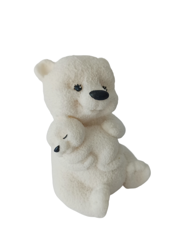 Сахарная фигурка «Белые медведи»