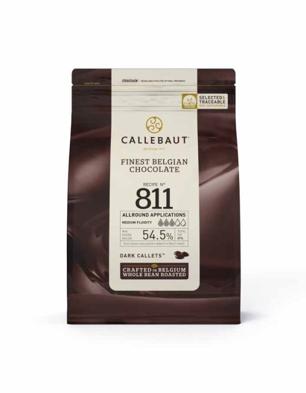 Шоколад Callebaut темный 54% 500 гр