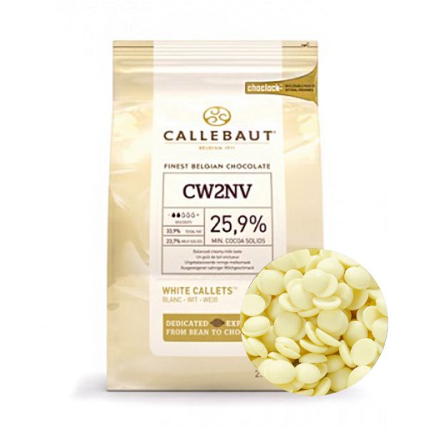 Шоколад Callebaut белый 25,9% 200 гр.
