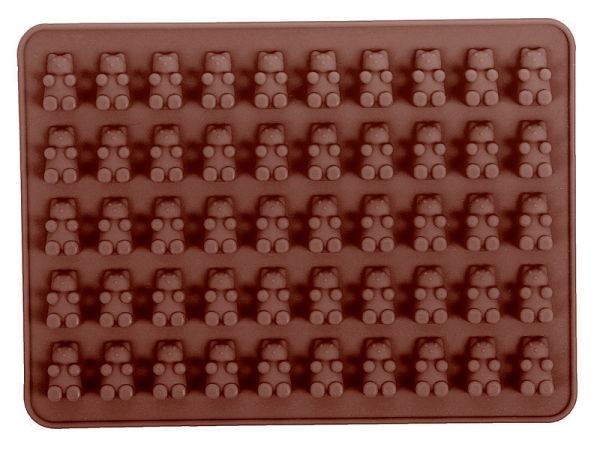 Силиконовая Форма для шоколада "Мармеладные мишки", 19*14 мм, 50 ячеек